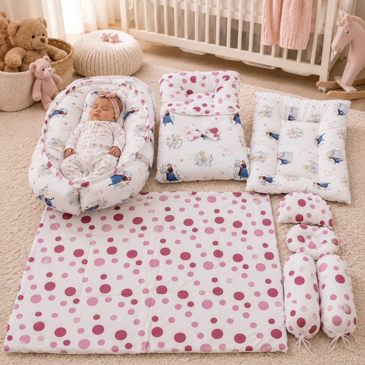 8 PCS Princess Bedding Set
