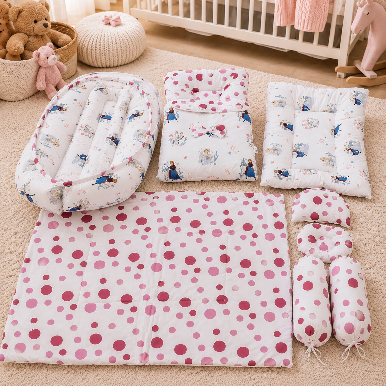 8 PCS Princess Bedding Set