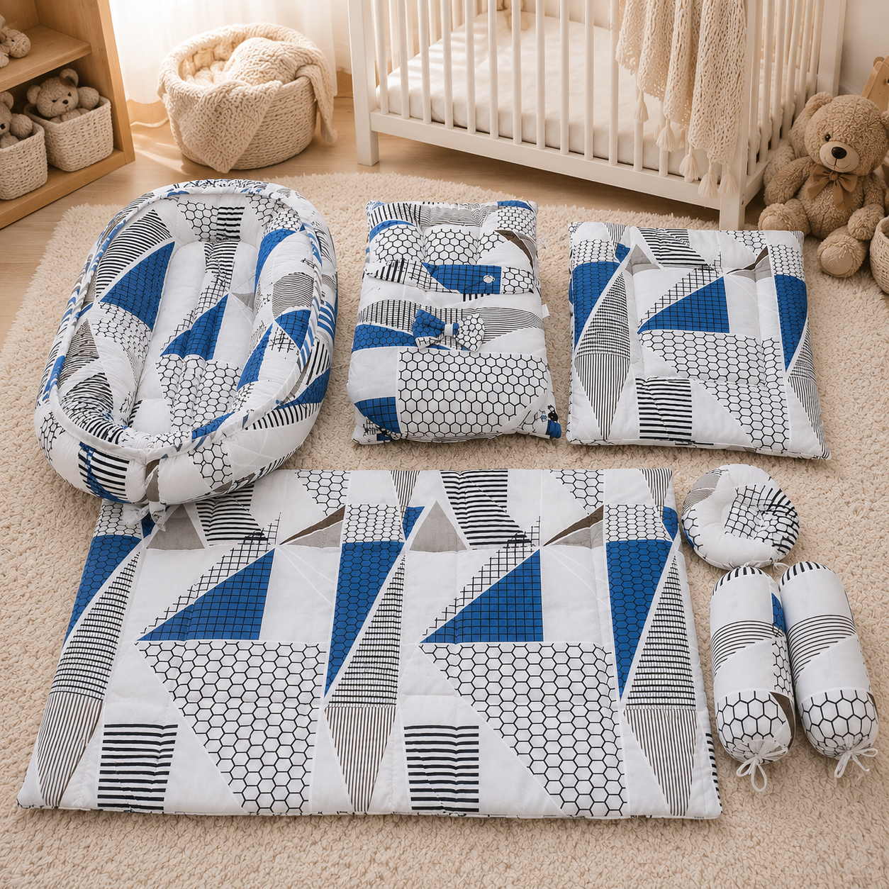 8 PCS Geo Bedding Set