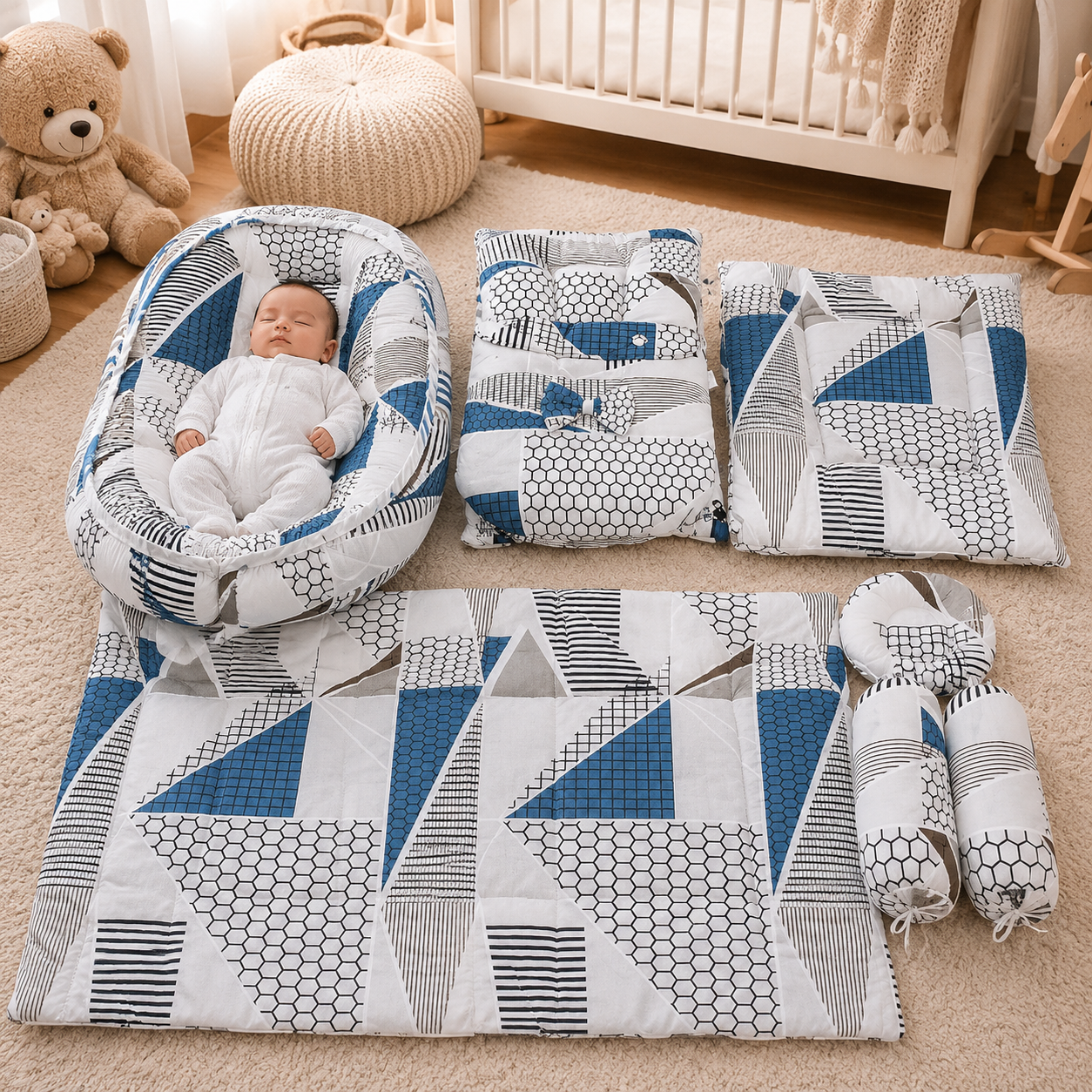 8 PCS Geo Bedding Set