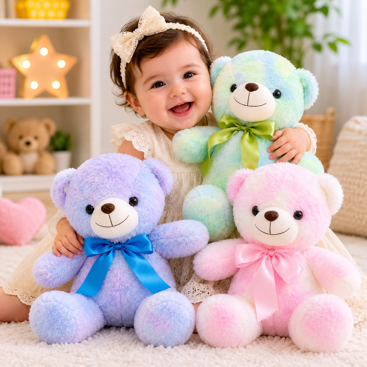 Rose Teddy Set