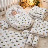 8 PCS Polka Bedding Set