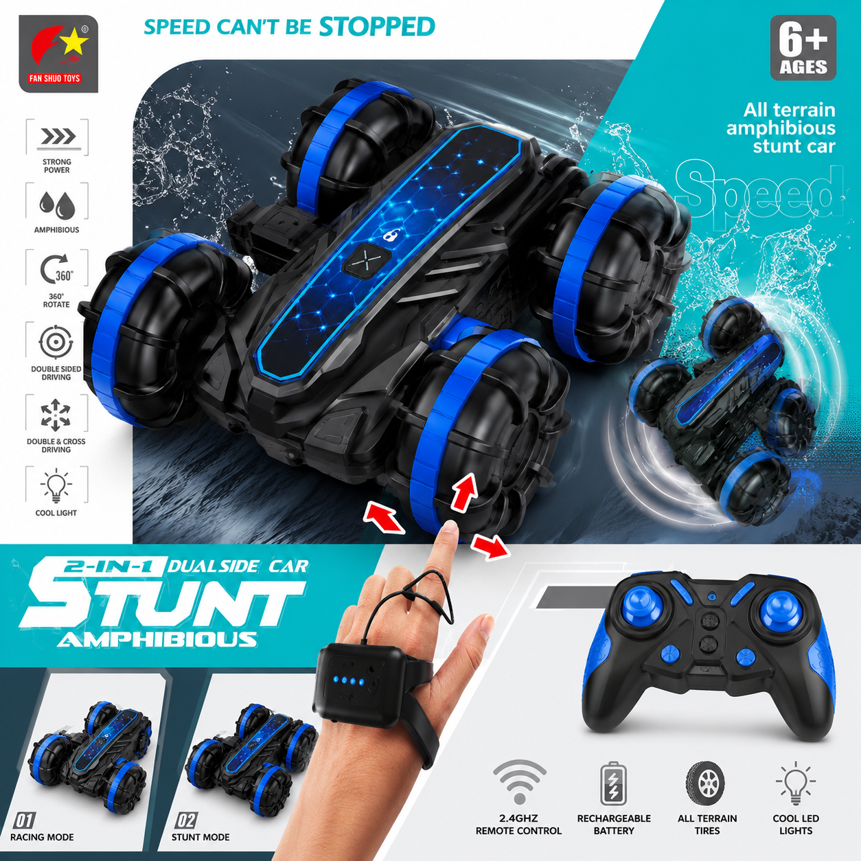 360°  Stunt Car