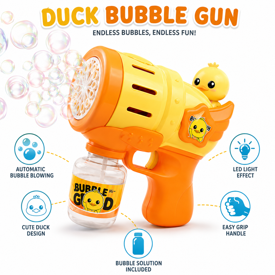 Duck Bubble Gun