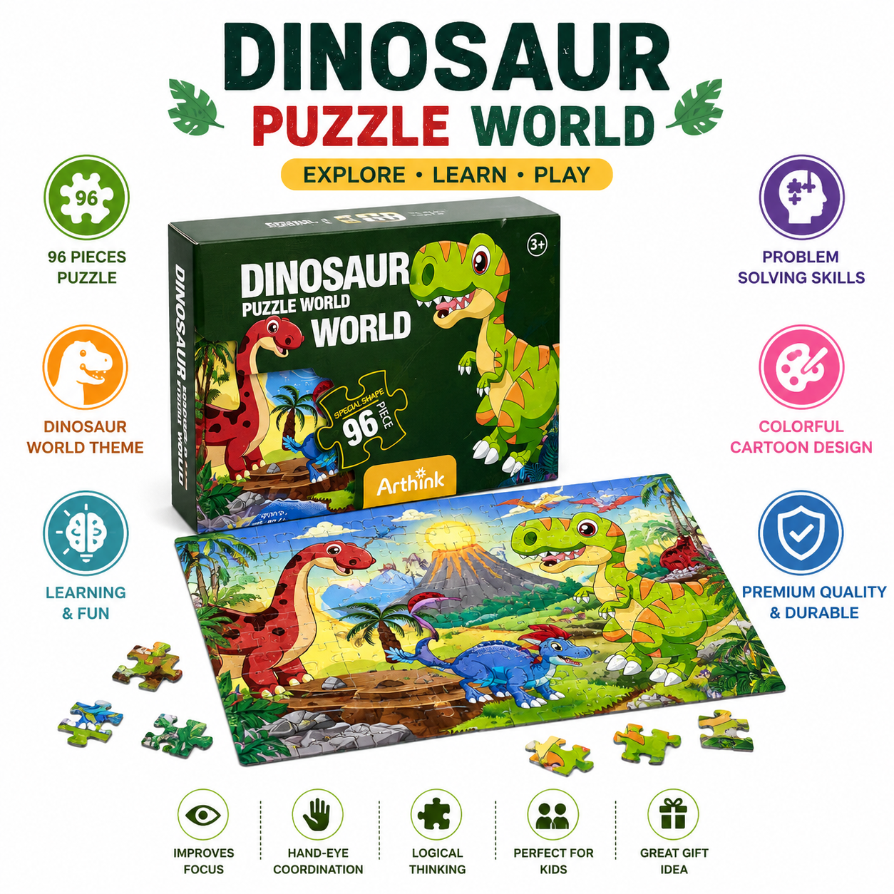 Dinosaur Puzzle World
