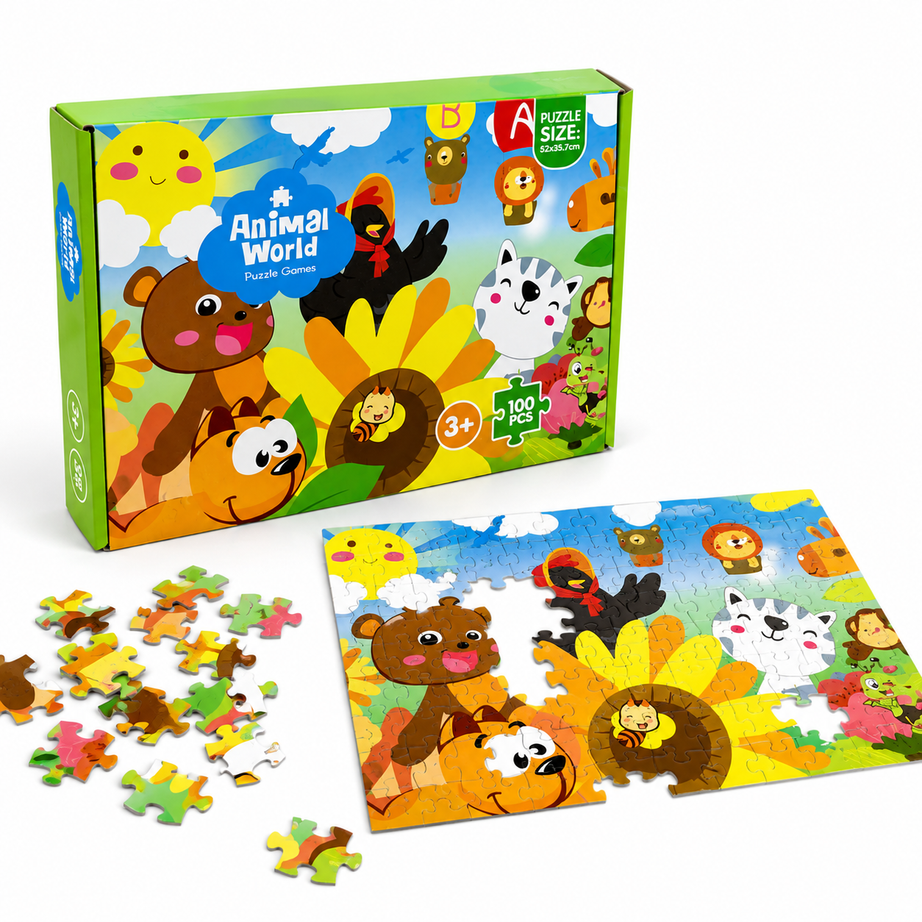 Animal World Puzzle Game