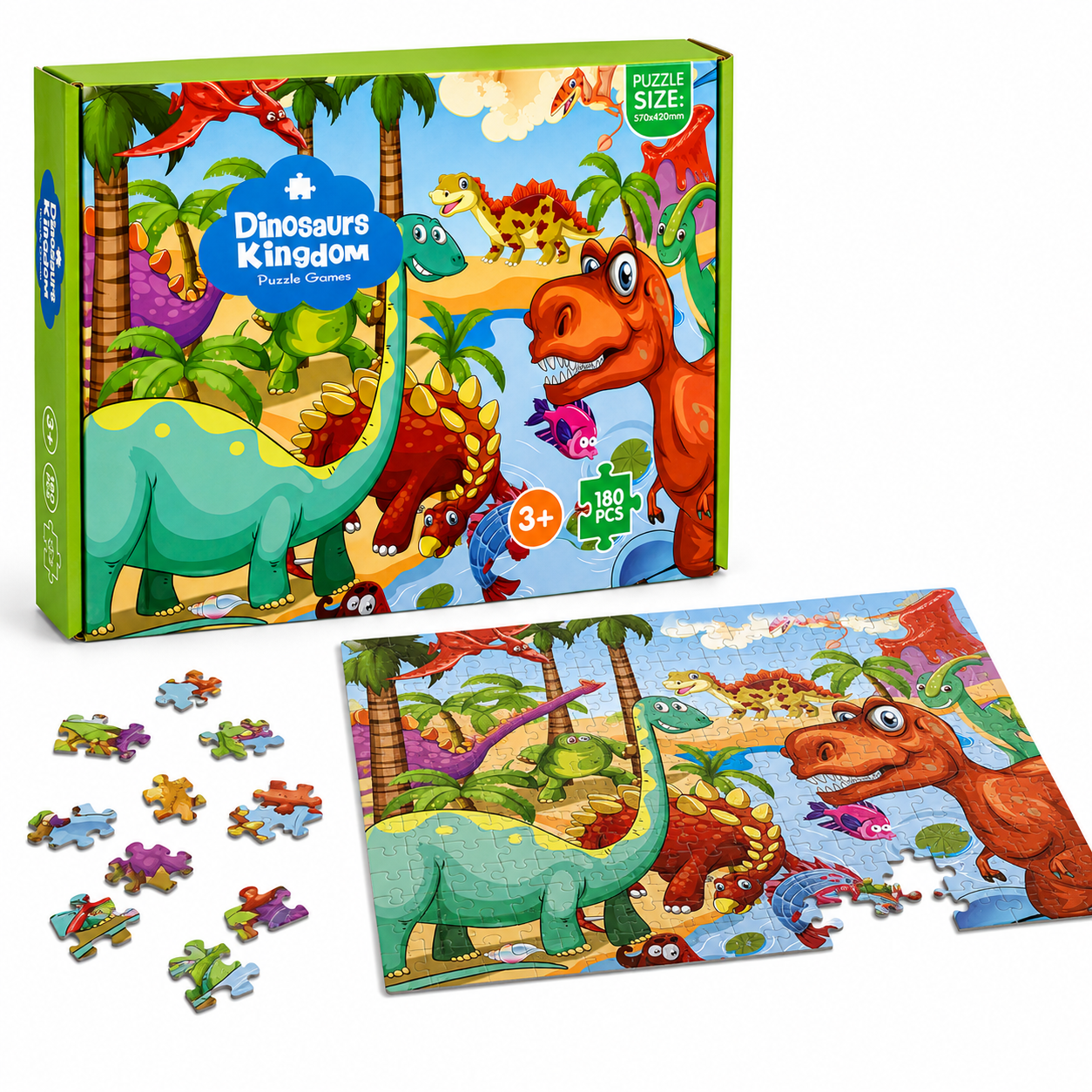 Dinosaurs Kingdom Puzzle Game