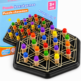 Puzzle Chessman Board Game