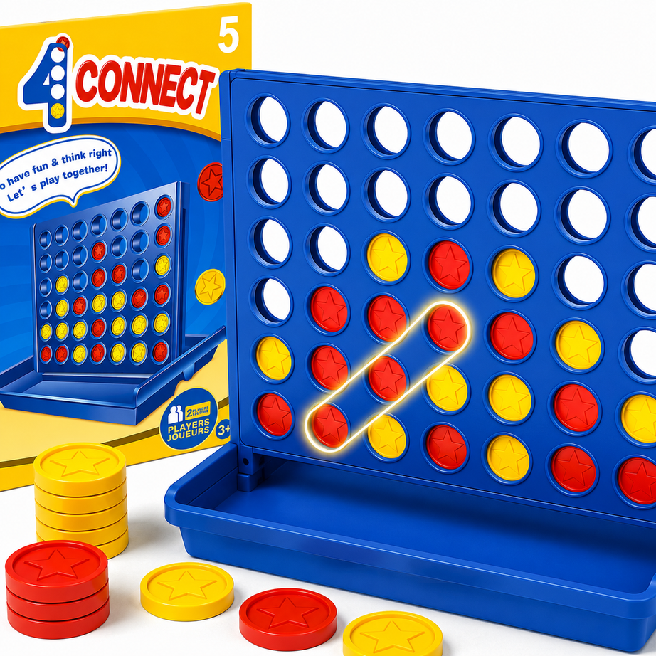 4 Connect Strategy Board Game