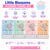 Little Blossoms Hooded Towel Set