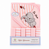 Little Blossoms Hooded Towel Set