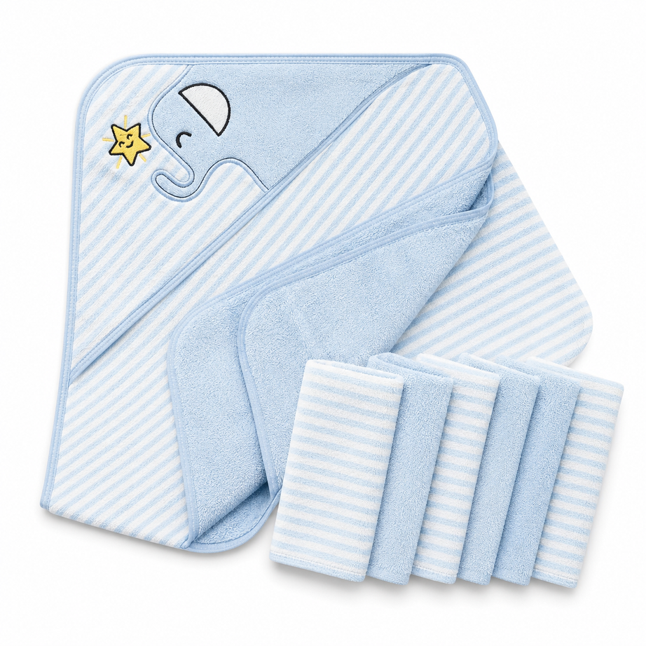 Elephant Hooded Towel Set