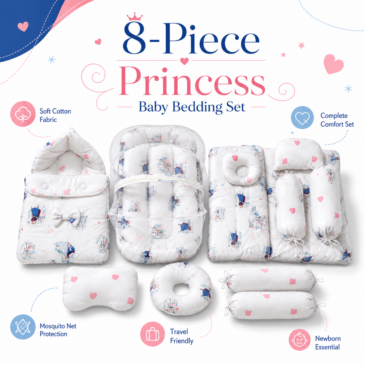 Princess Baby Bedding Set