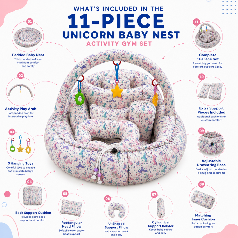 Unicorn 11Pc Bed Set