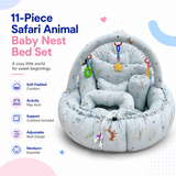 Safari Animal 11Pc Bed Set
