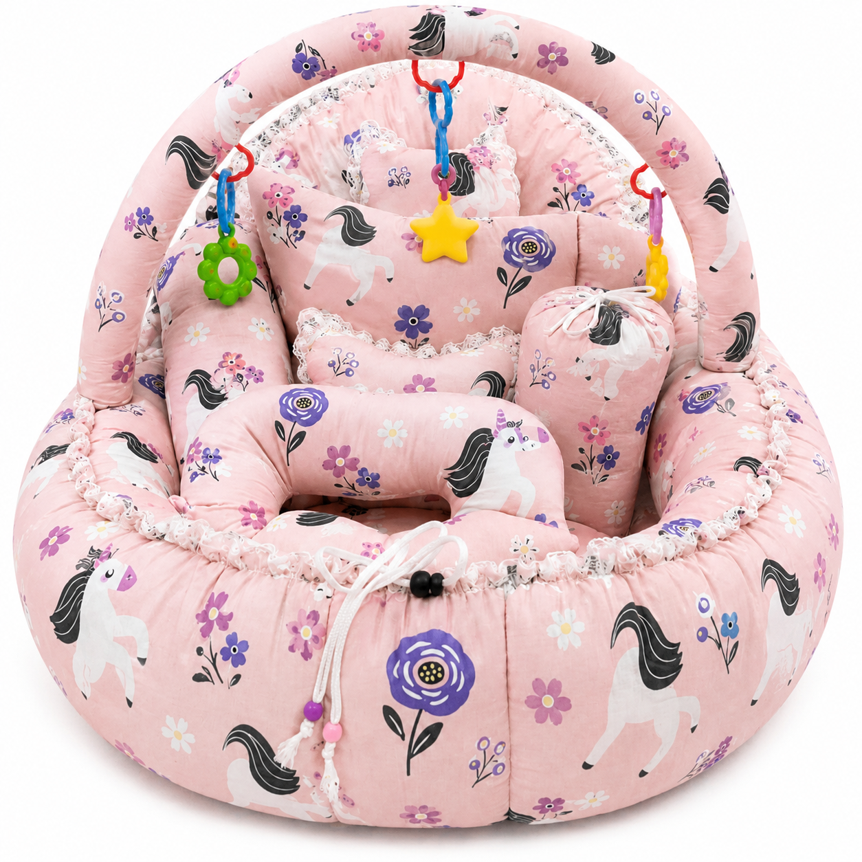 Pink Unicorn 11Pc Bed Set