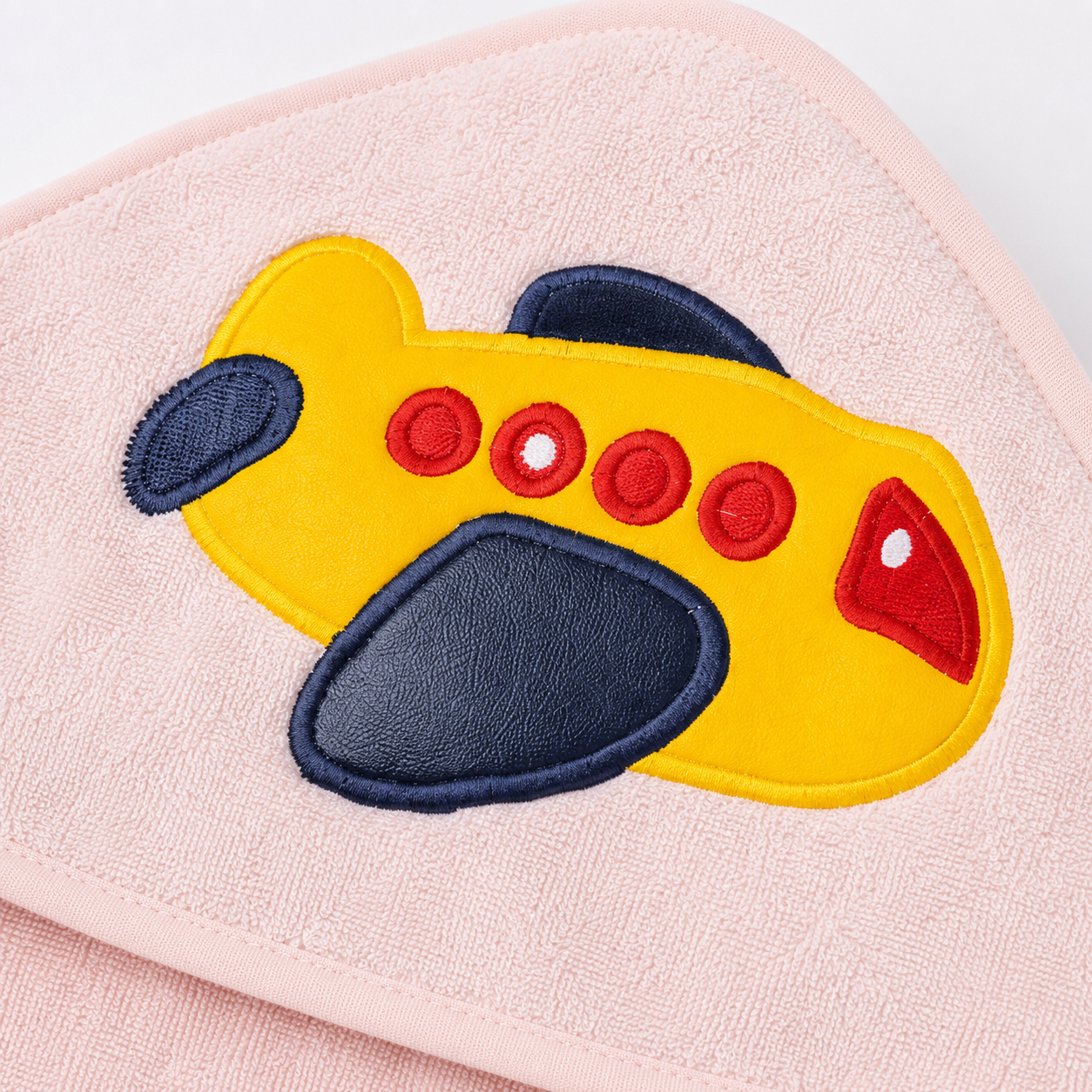 Pink Airplane Hooded Towel