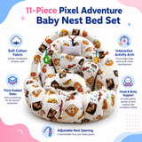 Pixel Adventure 11Pc Bed Set