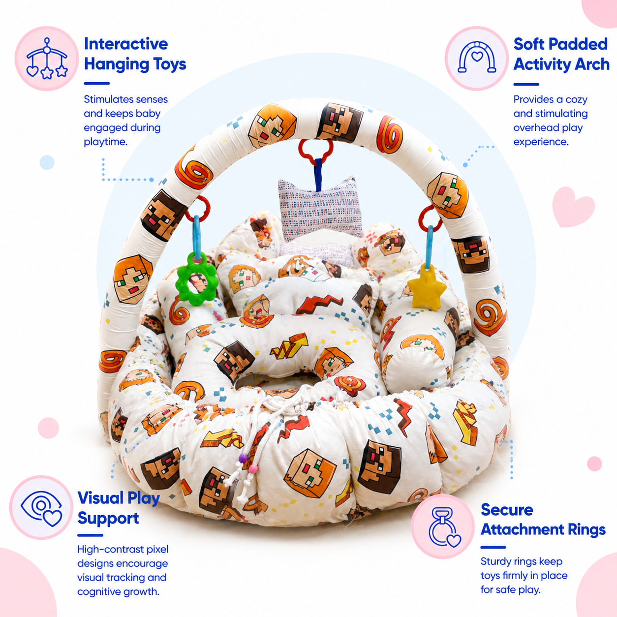 Pixel Adventure 11Pc Bed Set