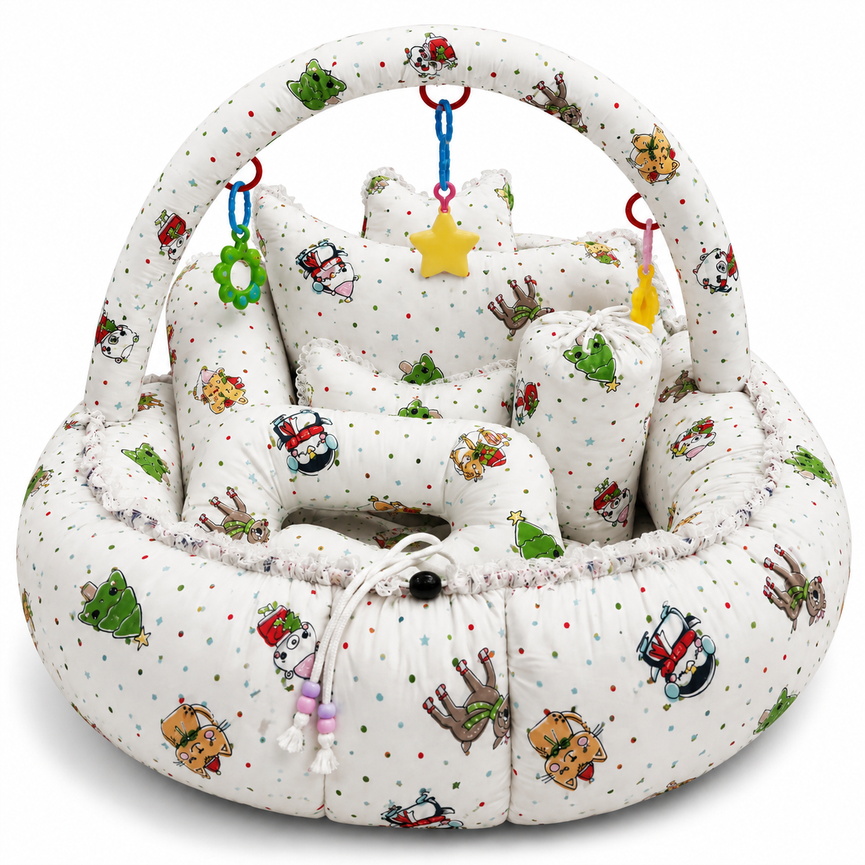 Christmas Cartoon 11Pc Bed Set