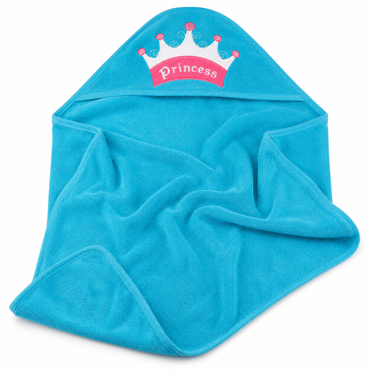 Princess Crown Baby Hooded Towel
