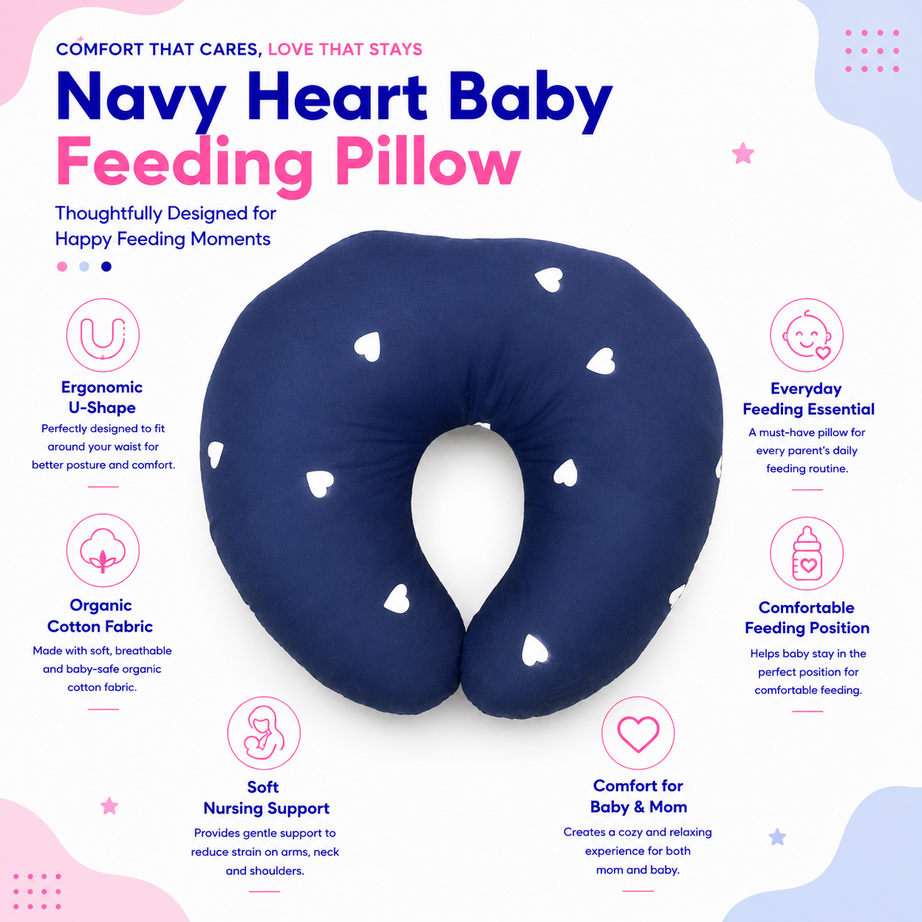 Heart Baby Feeding Pillow