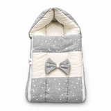 Grey Star Bow Baby Carry Nest
