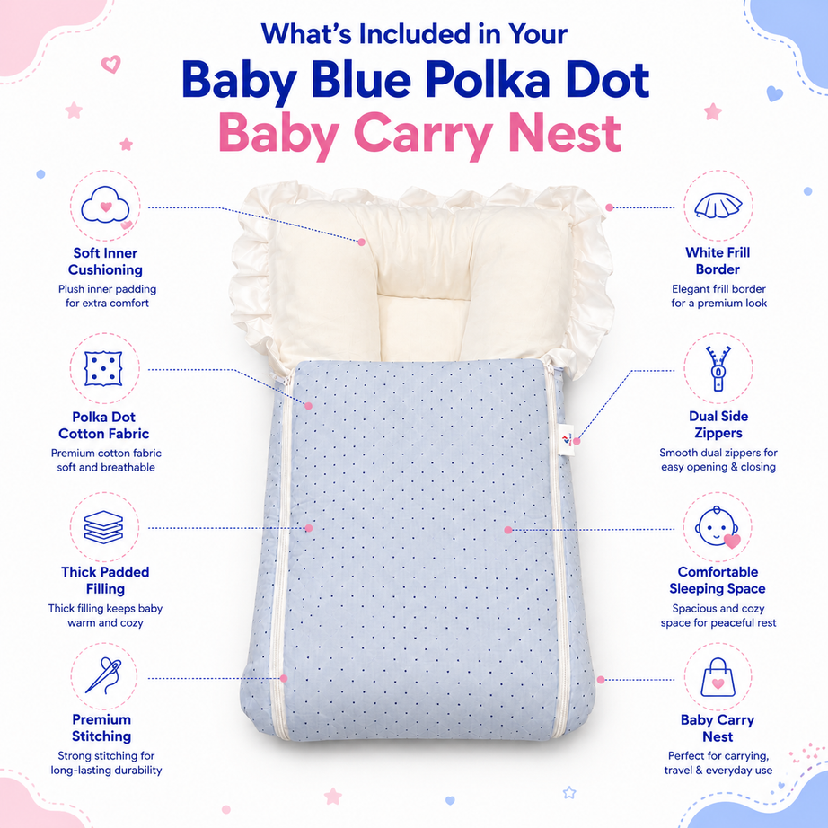 Polka Dot Baby Carry Nest