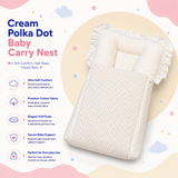 Cream Polka Dot Carry Nest