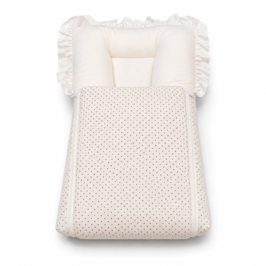 Cream Polka Dot Carry Nest