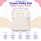 Cream Polka Dot Carry Nest