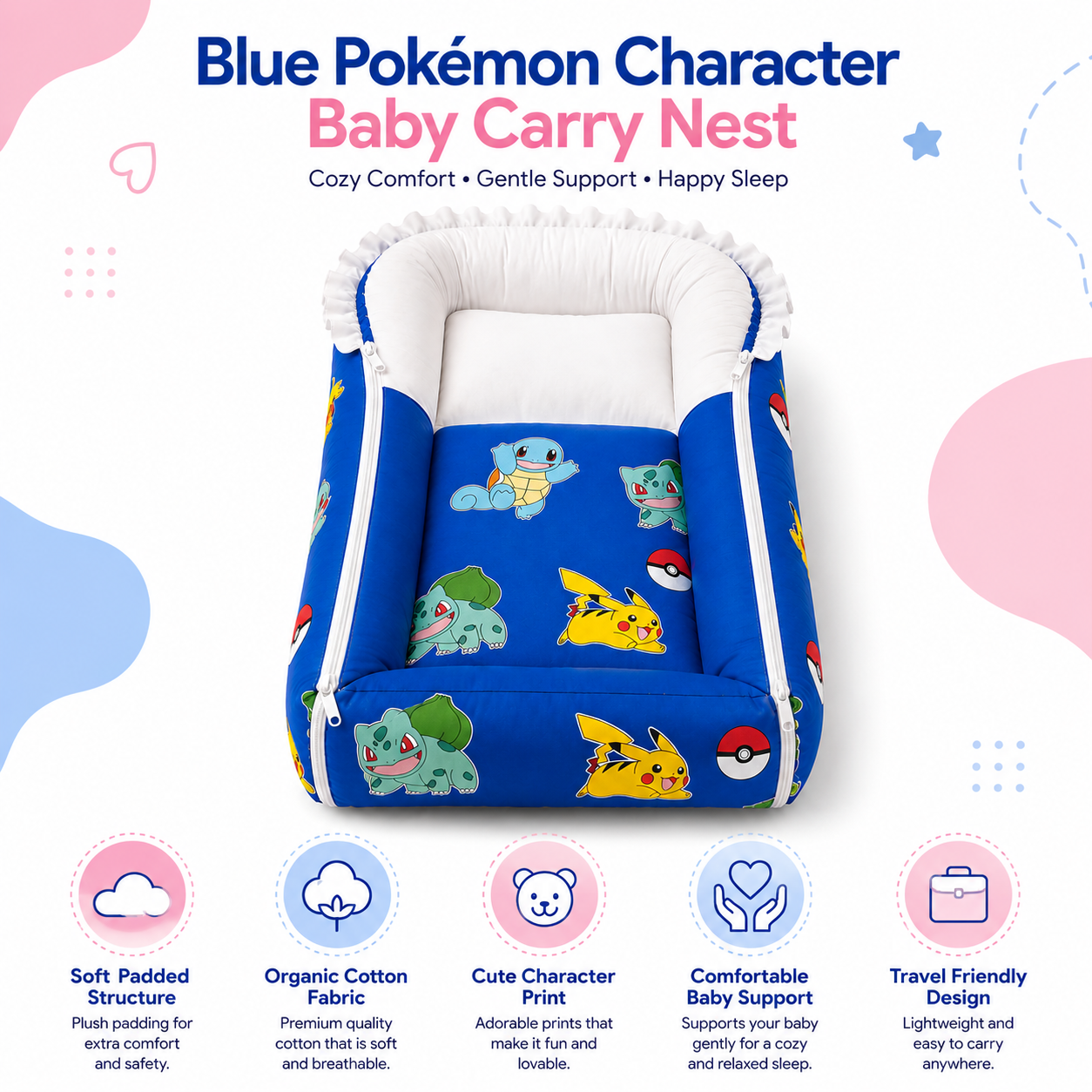 Pokeamon Character Carry Nest