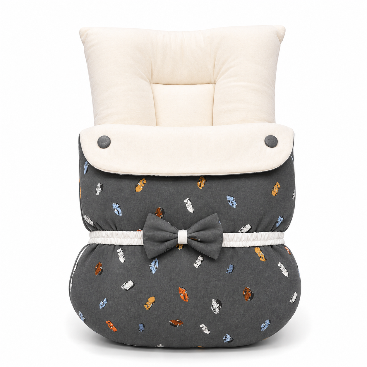 Grey Car Print Carry Nest