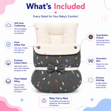 Grey Car Print Carry Nest