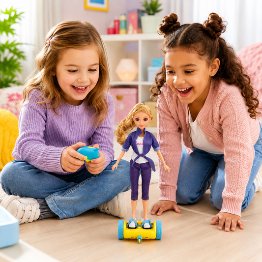 RC Hoverboard Doll