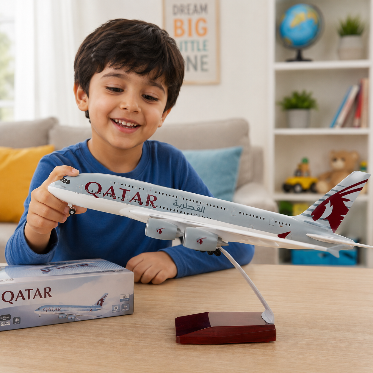 Qatar Airplane Model