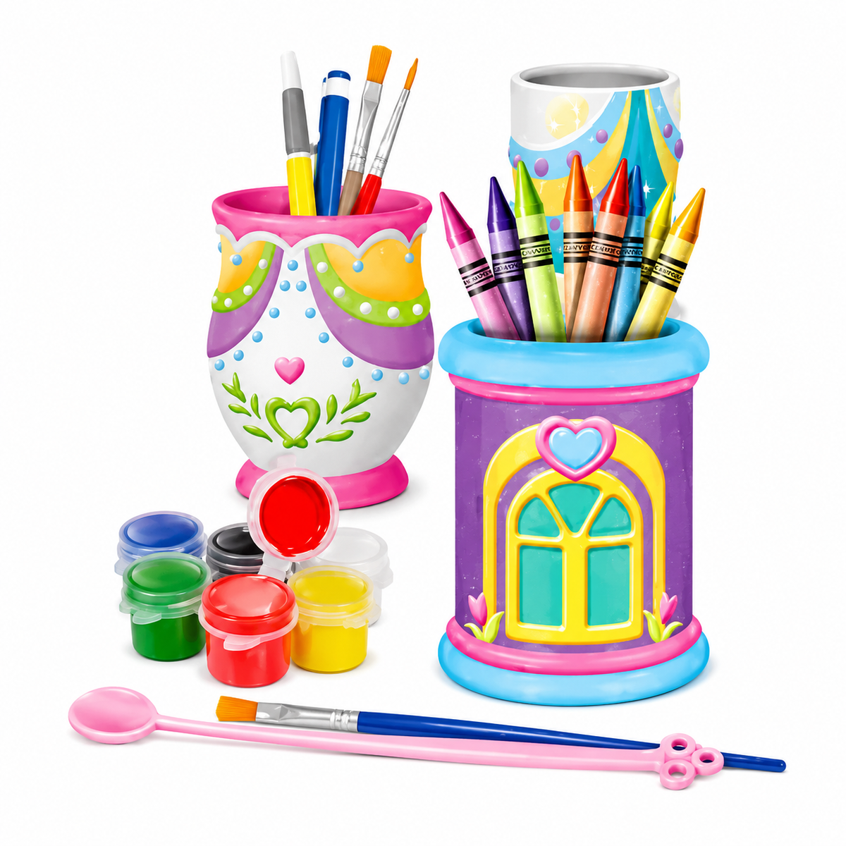 DIY Porcelain Cup Art Set