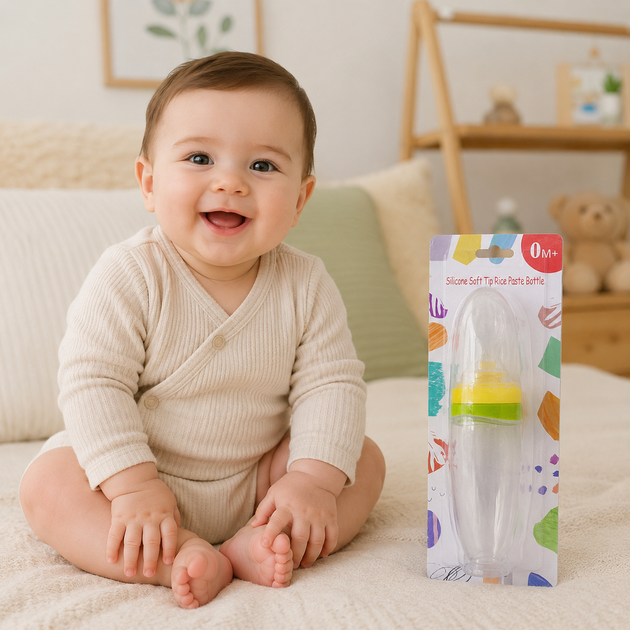 Silicone Baby Feeder Bottle