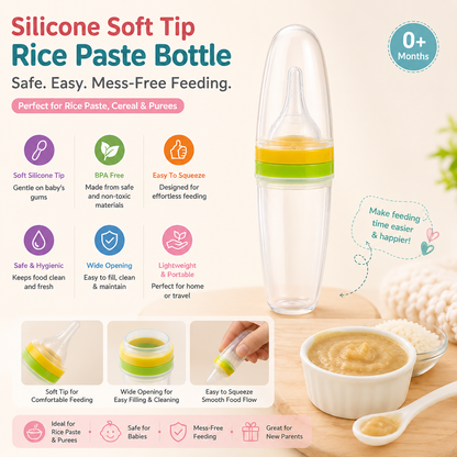Silicone Baby Feeder Bottle