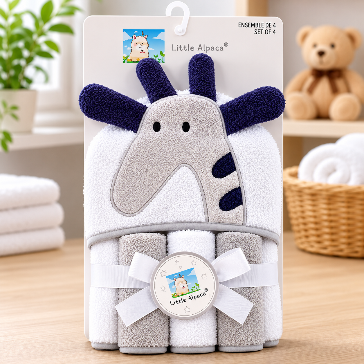 Giraffe Hooded Towel