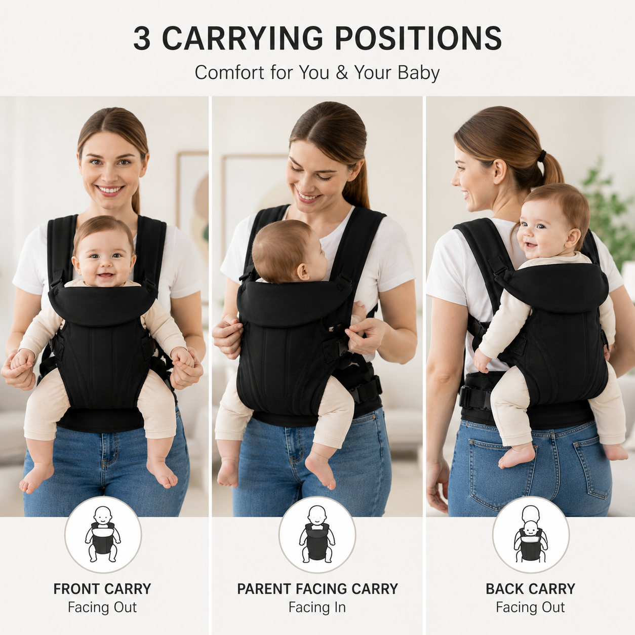 3-in-1 Baby Carrier