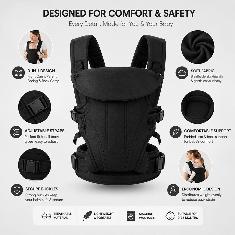 3-in-1 Baby Carrier