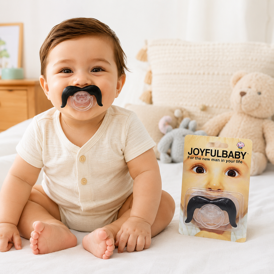 Mustache Baby Pacifier