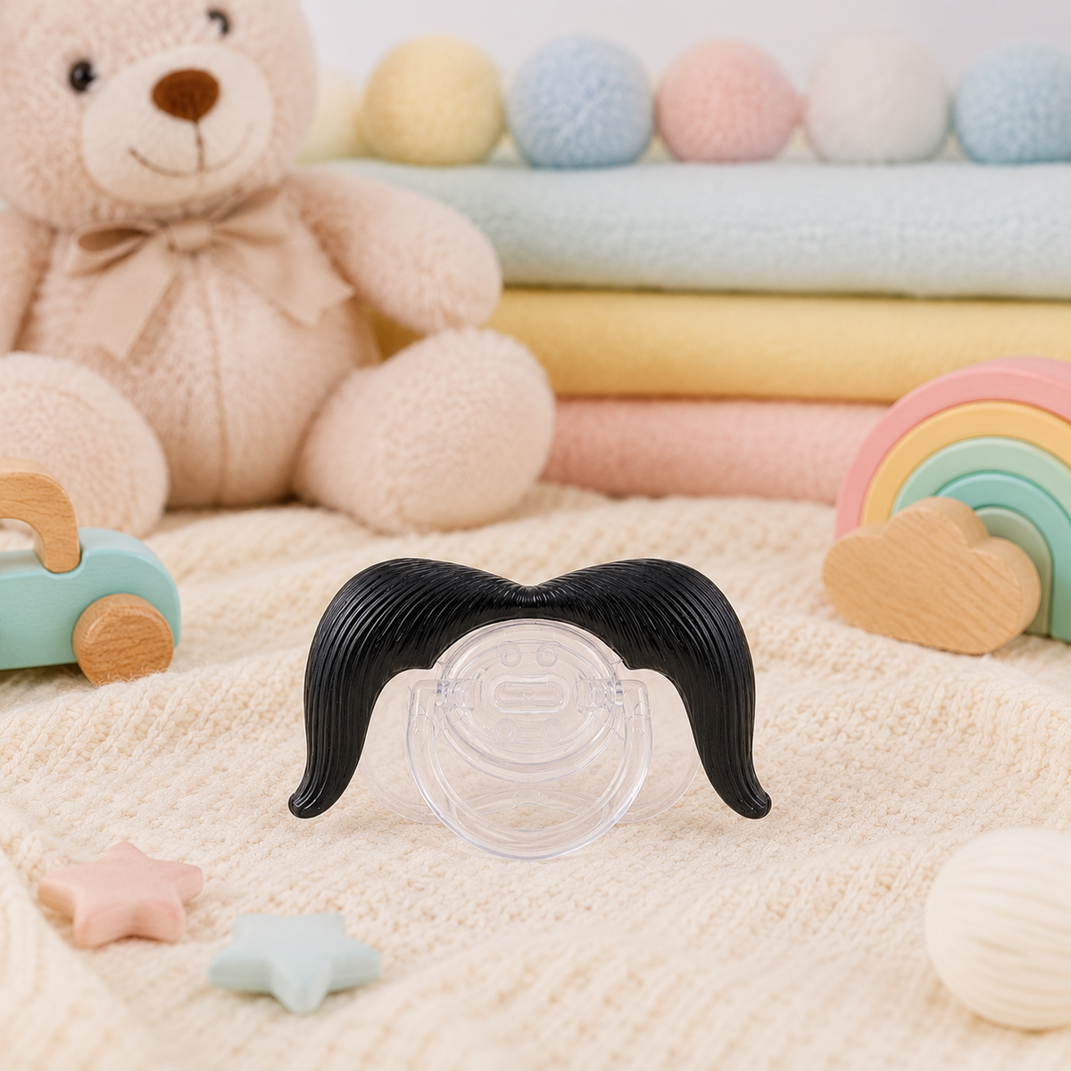 Mustache Baby Pacifier