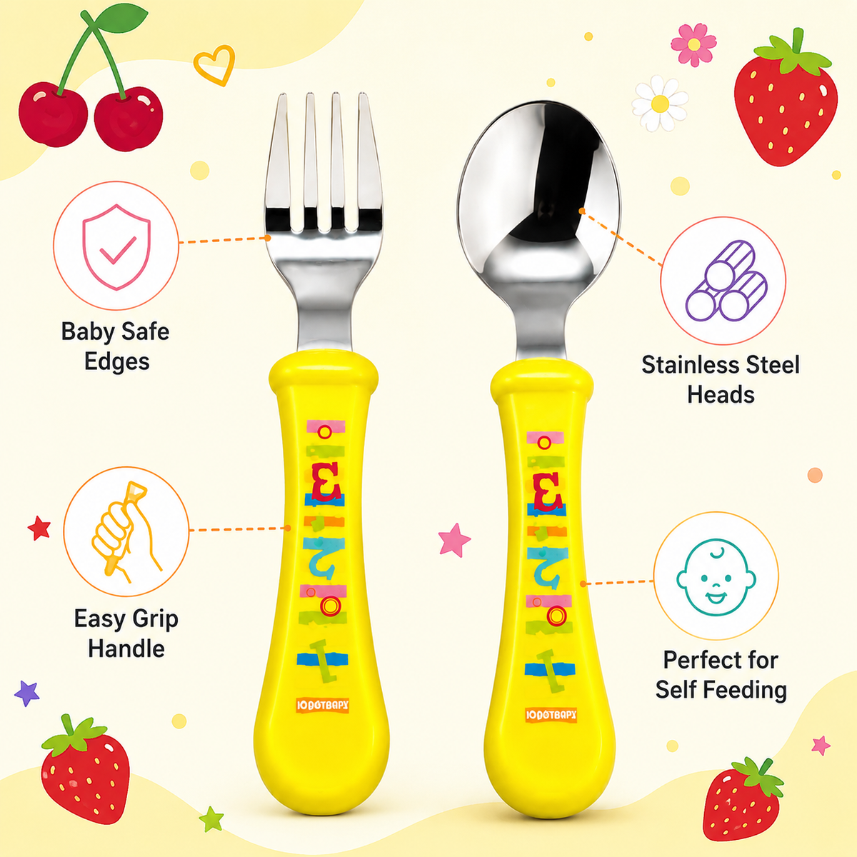 Kids Spoon Fork Set