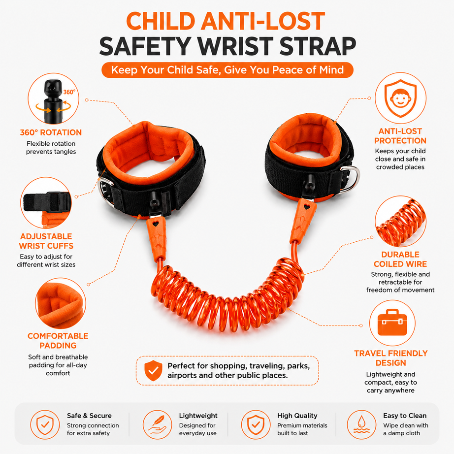 Child Safety Wrist Link