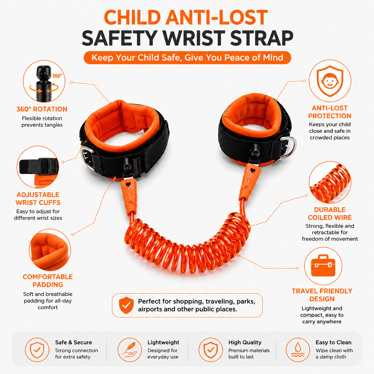 Child Safety Wrist Link