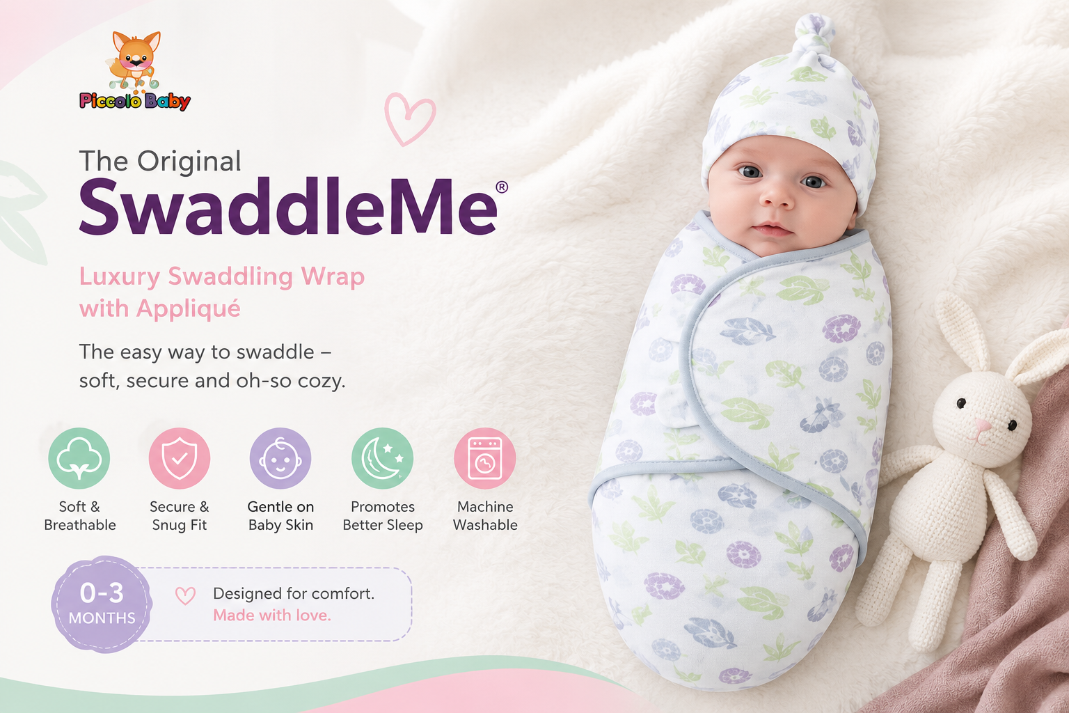 Baby Swaddle Set