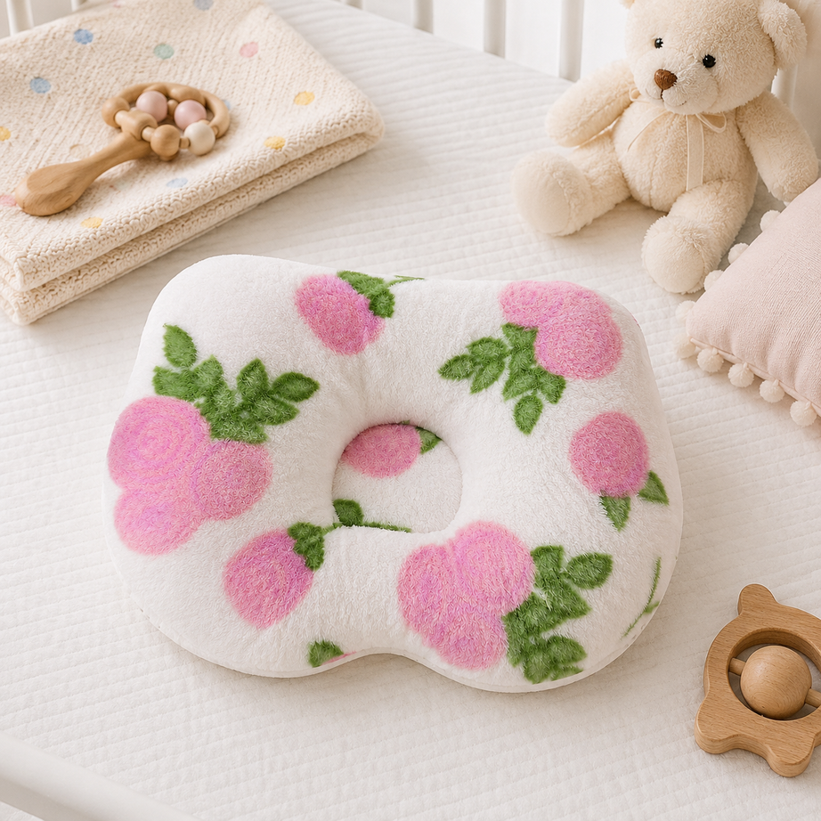 Floral Baby Head Pillow