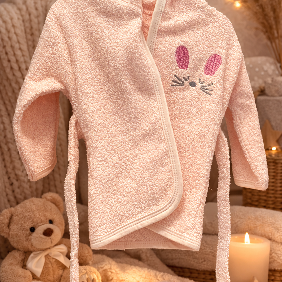 Snuggle Bunny Bathrobe Wrap